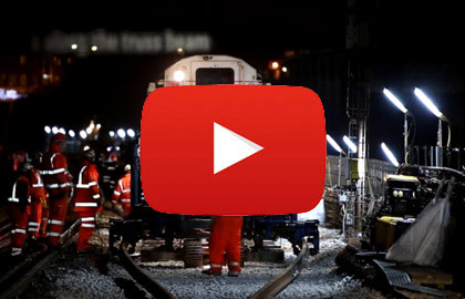 Video of Linklites being used by Balfour Beatty - High Output Rail Track Construction